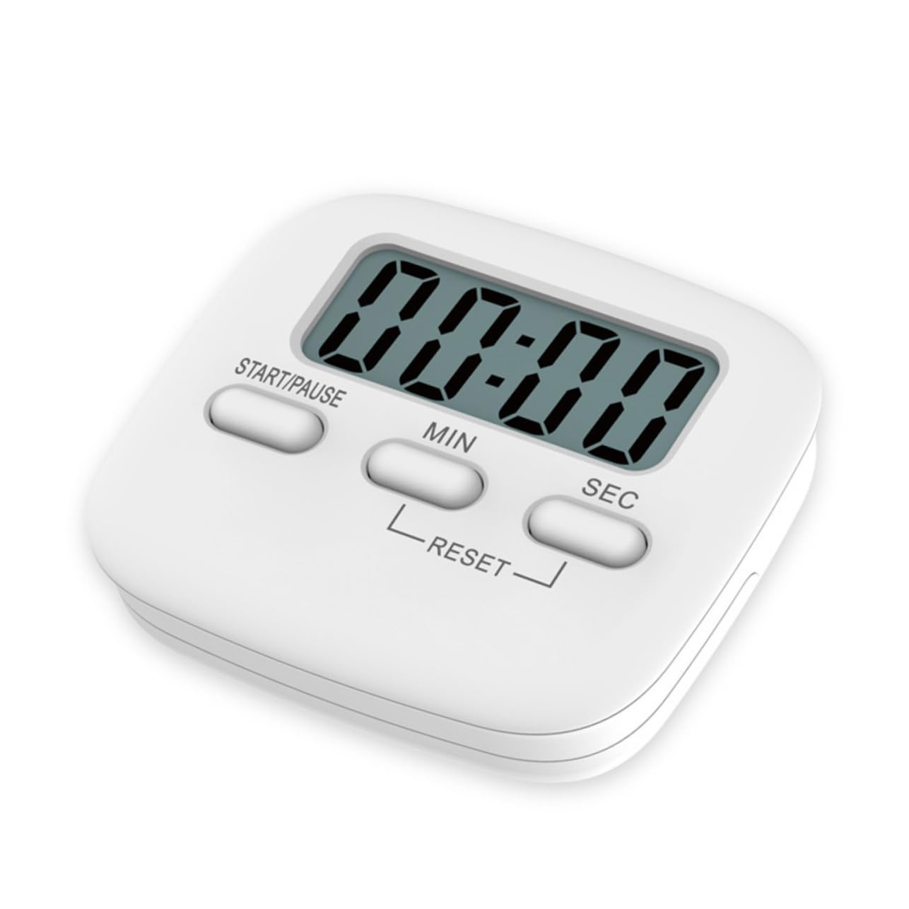 IMIKEYA 6stücke Digitaler Küchentimer Mit Großem LCD-Display Für Schüler Küche Und Büro Magnetische Stoppuhr Für Kochen Sport Und Badezimmer Weiß