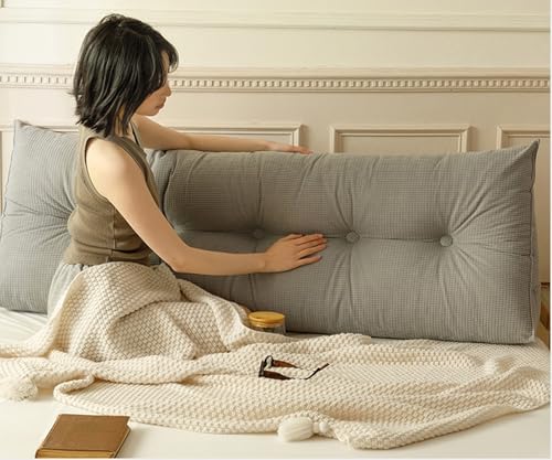 Coussin de lecture triangulaire pour lit et moments repos