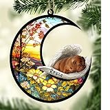 Gran regalo para cualquier recuerdo de mascota: este es el regalo conmemorativo perfecto cuando tu amigo o familia pierde a un querido amigo peludo. Regala nuestro regalo conmemorativo para mascotas de vidrieras a tus compañeros de trabajo, amigos o familiares y otros amantes de los perros, gatos y deja que decoren sus hogares y hagan que su habitación sea cálida. Nuestro atrapasueños para mascotas es un regalo de condolencias por pérdida de mascotas.