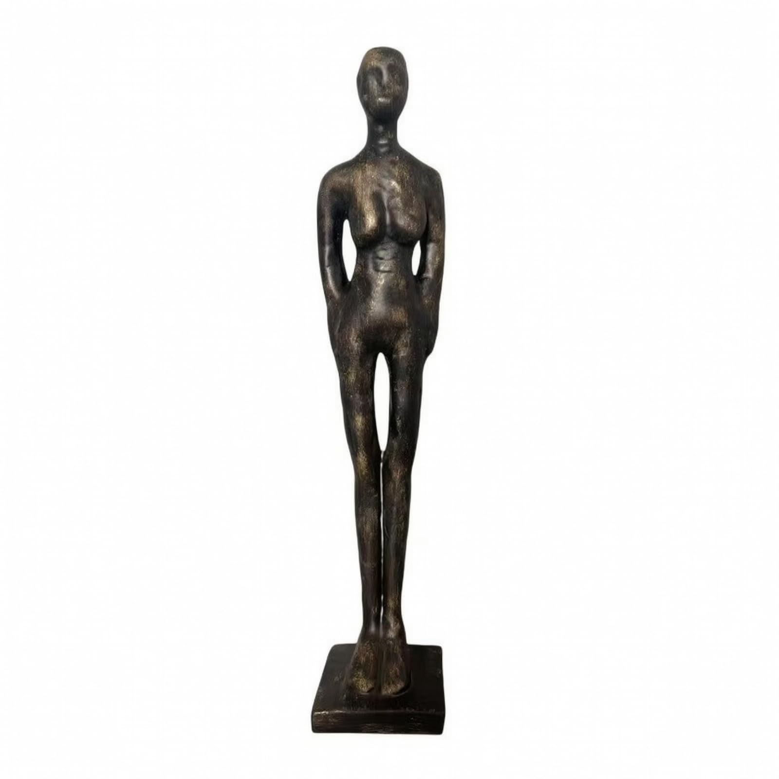 Figura Humana coración, Plateado, Dos, 12 × 8 × 36 Cm