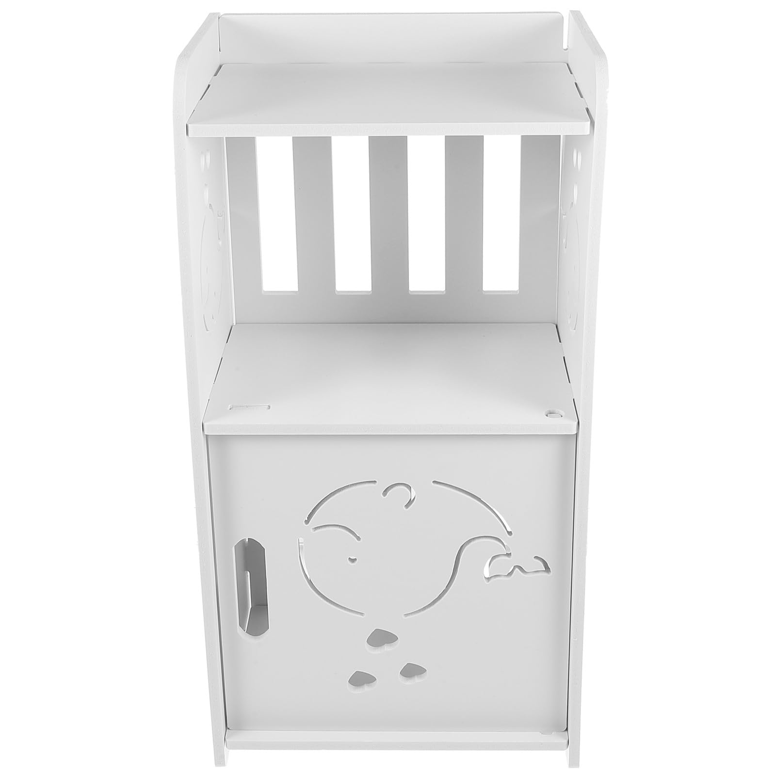 Table de chevet moderne blanche pour optimiser une chambre compacte et cocooning
