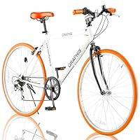 Amazon | GRAPHIS(グラフィス) GR-001 自転車 クロスバイク 26インチ 6
