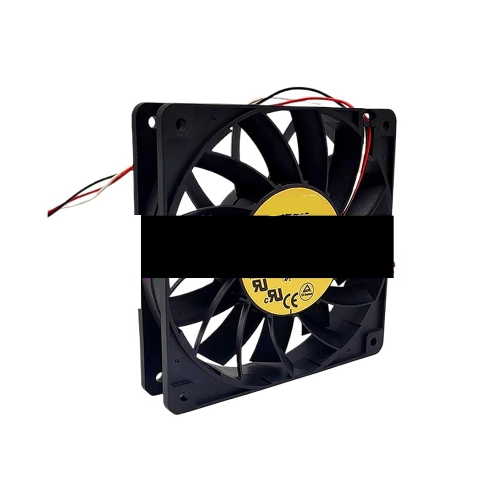 Ventilateur 24V AS12024UB25A300 de 12 cm avec connecteur 2 lignes A1 pour boîtier