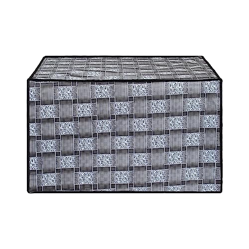 Image of DREAM KING Stylish Design & Printed Microwave Oven Cover Full Closure |waterproof & Dustproof Oven Cover Suitable for All Models - Multicolour SA42