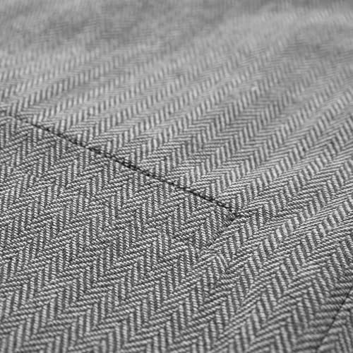 Mens Suit Vests Business Formal Herringbone Tweed Vest Premium Wool Blend Slim Fit Casual Waistcoat Wedding Groomsmen2