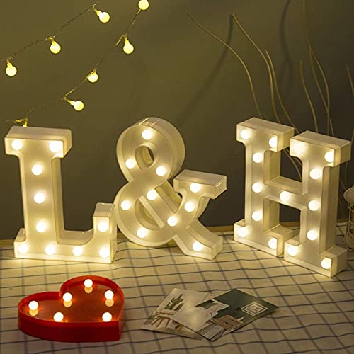 Image of DesiDiya LED Marquee Alphabet Letters Light Sign for Decoratrion Decor Walls Hanging Birthday Party Light (Letter-L)