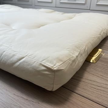 Ultimate Japanese Futon Mattress – Premium Shikibuton Floor Mattress for Comfortable & Supportive Sleep – Traditional Tatami Bed with Organic Cotton Fill – Foldable, Space-Saving Design (90x200cm)