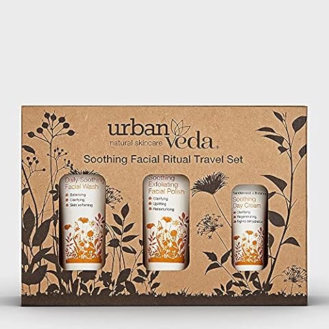 Urban Veda Natural Skincare Soothing Facial Ritual Travel Gift Set Normal and Sensitive Skin Cover