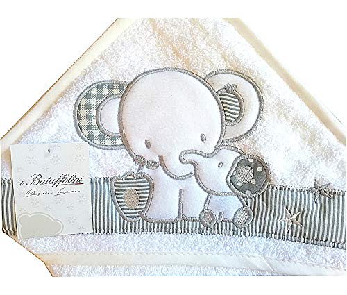 Asciugamani Bagno H&m Asciugamano Con Cappuccio Per Bambini 90x90 Cm - Cotone Pettinato, Morbido E Assorbente (Grigio) Asciugamani In Cotone Per Esterno - Foto 12