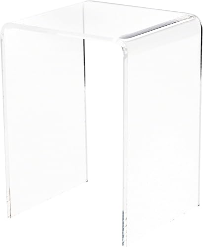 Miniatura 7 de Plymor Elevador de exhibición cuadrado vertical de acrílico transparente, 7.5 pulgadas de alto x 5 pulgadas de ancho x 5 pulgadas de profundidad
