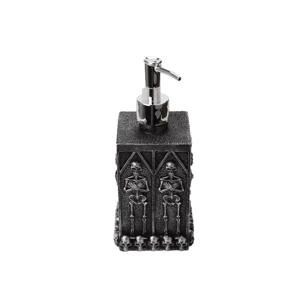 Dispensador de jabón de Resina, Bomba de jabón con botón pulsador de Gran Volumen, dispensador de loción Recargable, 16oz/460ml, encimera de baño, Cocina