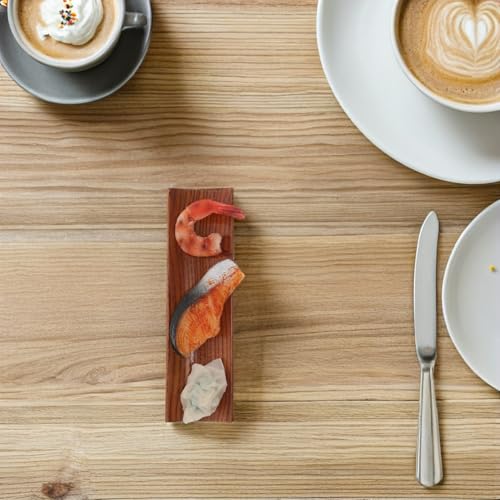 Platos de madera rectangulares para sushi, 2 unidades miniatura 7