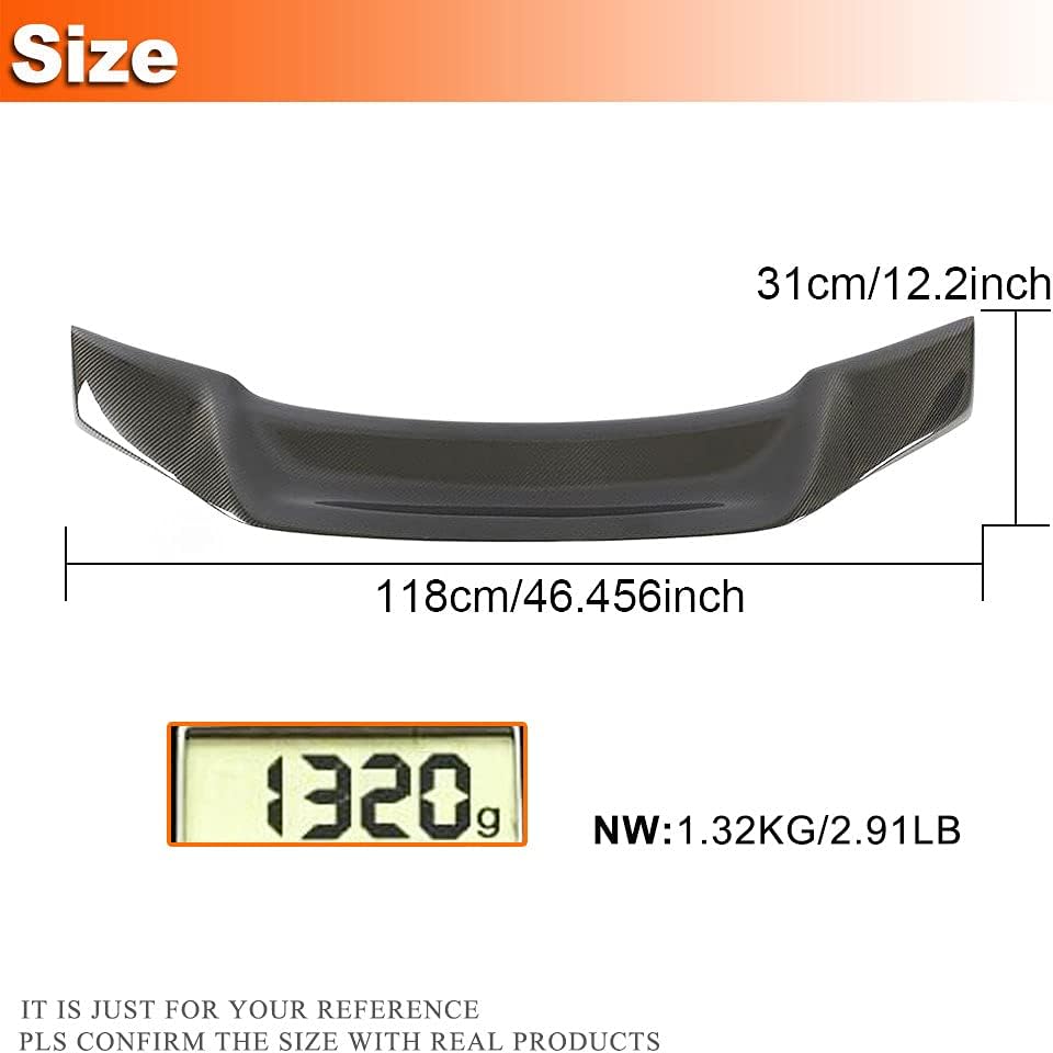 Trunk Spoiler fits Audi A3 8V Base Sline S3 RS3 Sedan 2014-2019 Factory Outlet Carbon Fiber CF Rear Boot Lid Highkick Wing Lip