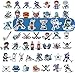 100 Pcs Hockey Stickers,Hockey Party Favors,Hockey Gifts for Boys 8-12,Waterproof Vinyl Stickers for Water Bottle Helmet Laptop Computer Skateboard