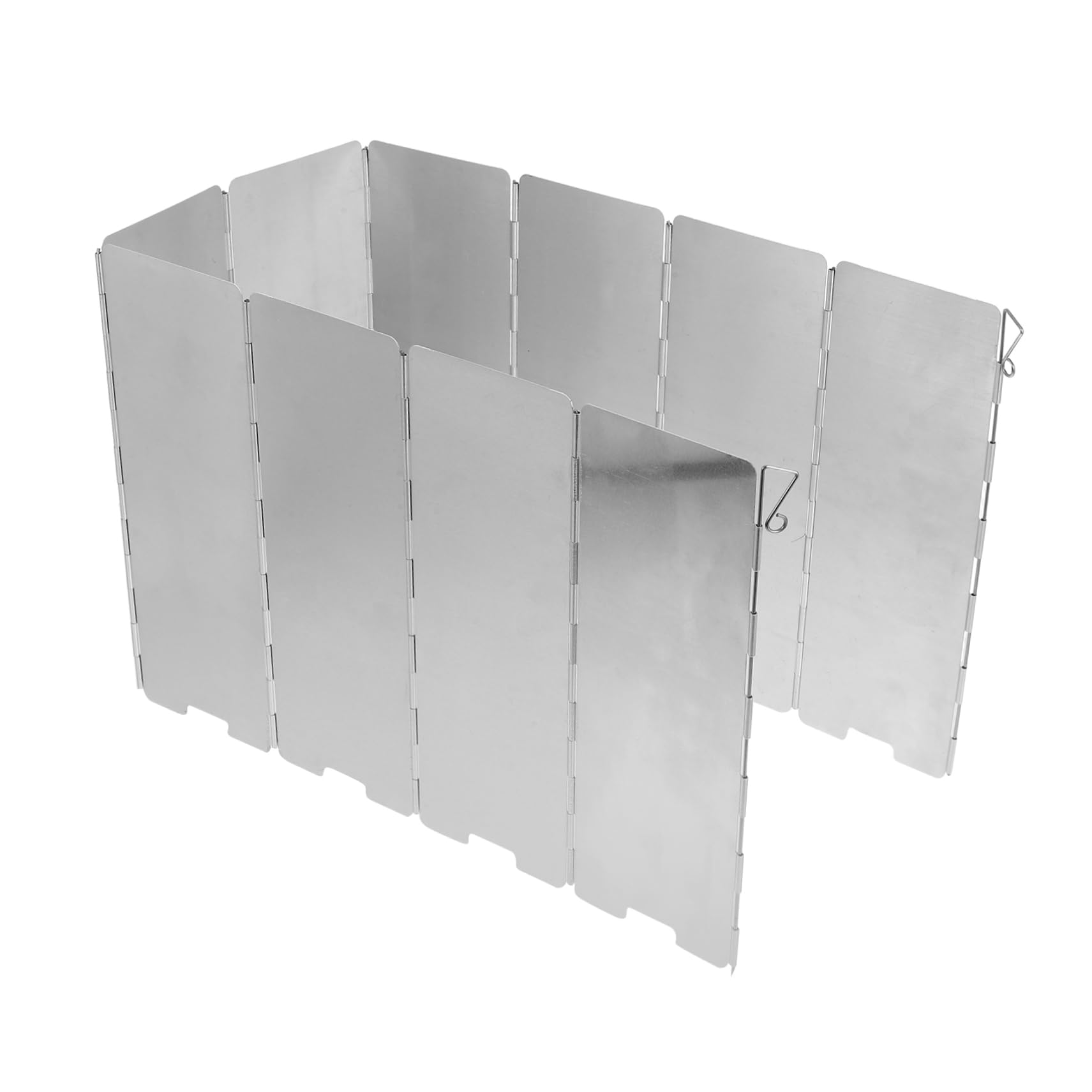 HONMEET Patio Heater Reflector Shield Round Heater Heat Reflector Foldable Heat Shield for Outdoor Aluminum Alloy Windscreen