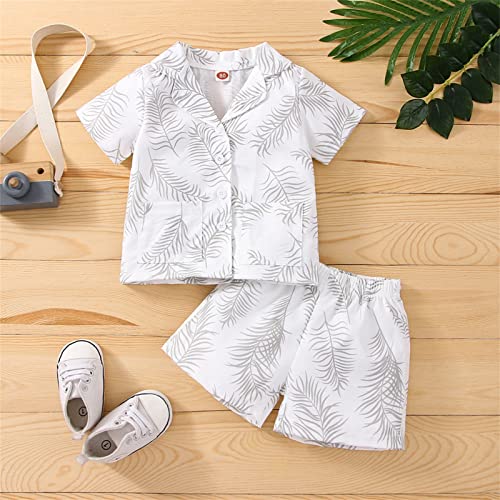 Baby Girls Summer Clothes Headband Outfit Sets Short Sleeve Basic Peplum Top & Bloomer Short Set Outfit For Infant Grey #TOP2