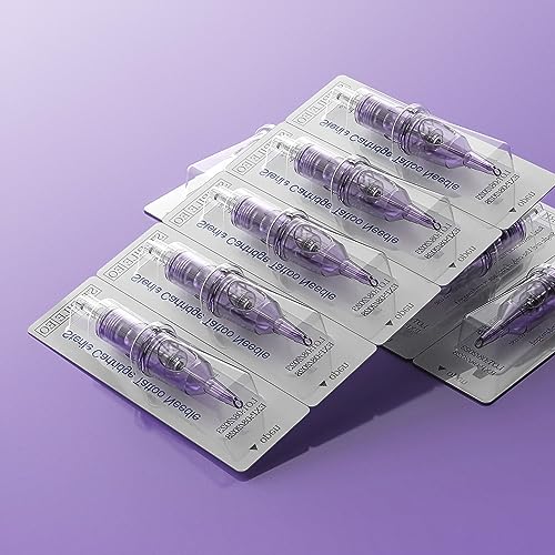 20Pcs #1209RL Assorted Tattoo Cartridge Needles - Sharply 316L Stainless Steel Cartridges for Precise, Steady Lines, Individually Packaged Round Liner Tattoo Needle