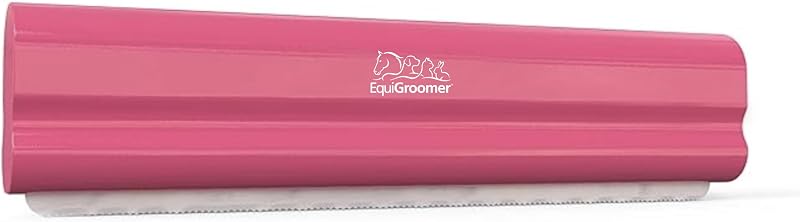 EquiGroomer 8-Inch Deshedding Brush for Dogs & Horses, Pink