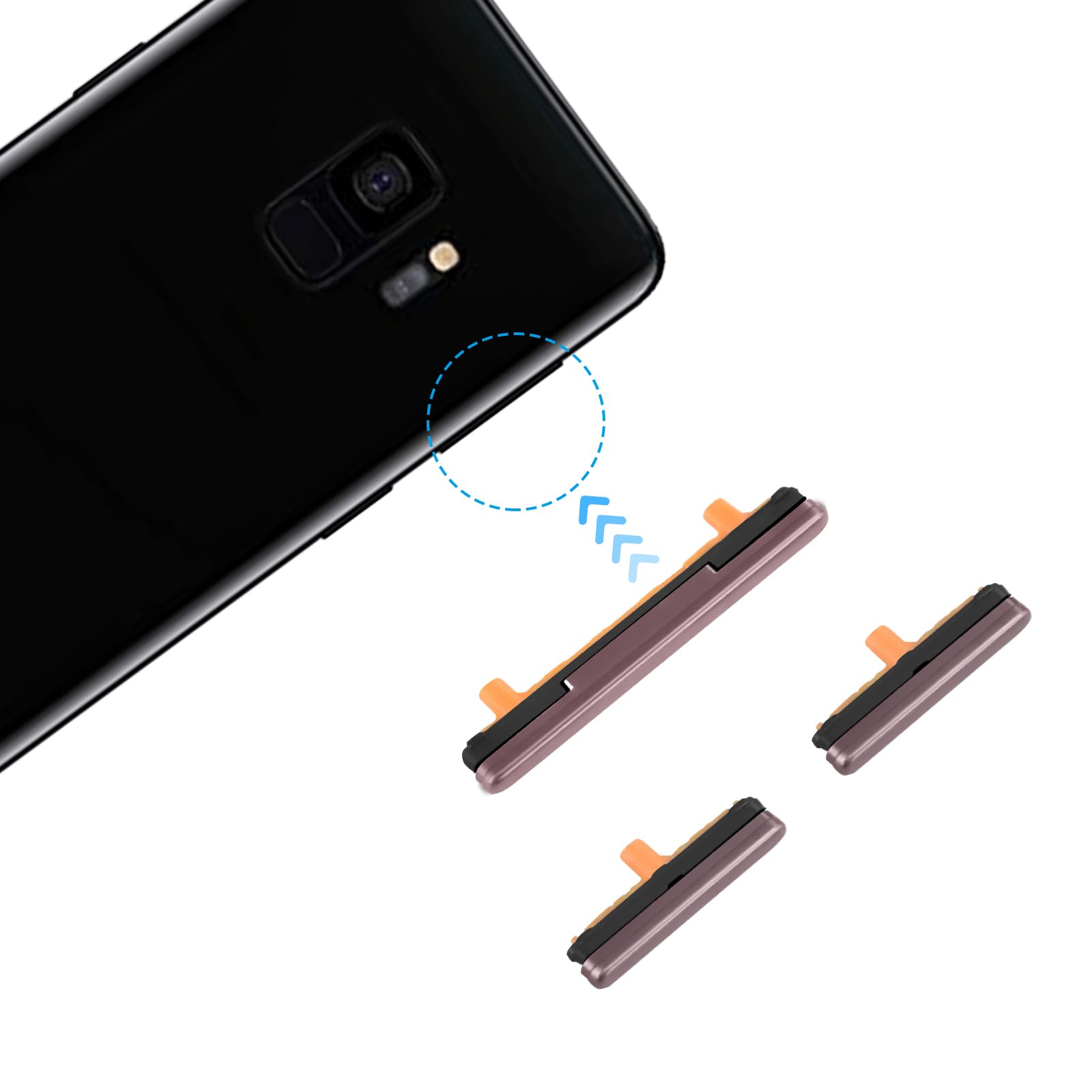 Amazon.co.jp: JOYSOG S9 電源ボリュームボタン Galaxy S9 / S9+