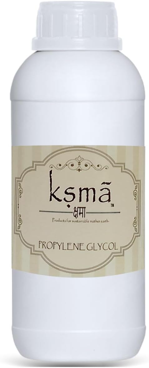 Propylene Glycol (PG) Refined - Water Soluble - Hypoallergenic Moisturizer & Skin Cleanser - Used For Soap Making, Shampoo Making, Diy Cosmetic Making, Personal Care (400, White)