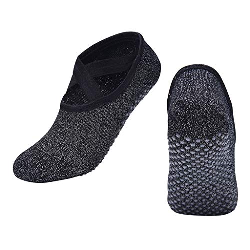 Meias femininas para ioga menolana antiderrapantes meias Barre Pilates Home Sock com alça antiderrap