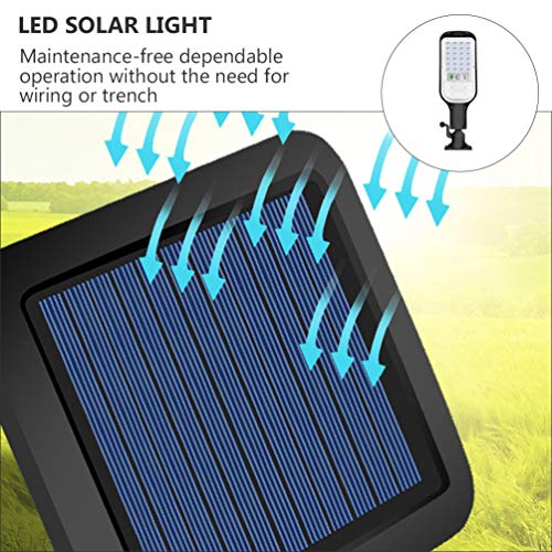 LEDMOMO 1 conjunto de luz solar com sensor de movimento, luzes de parede alimentadas por energia sol