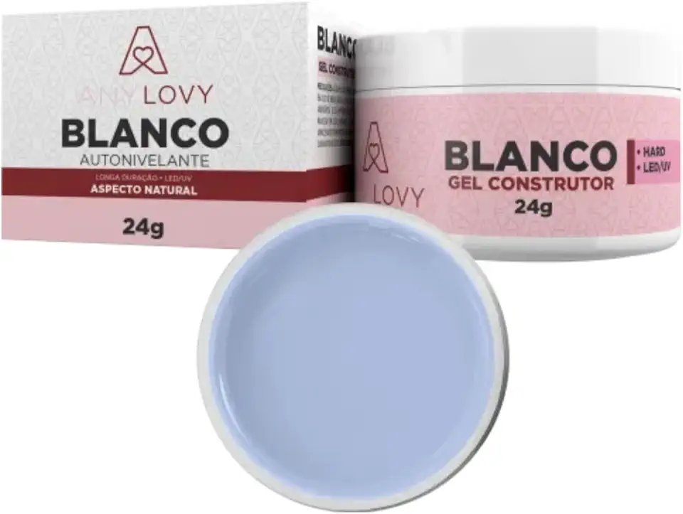 Gel Branco 24g Anylovy Para Alongamento de Unhas