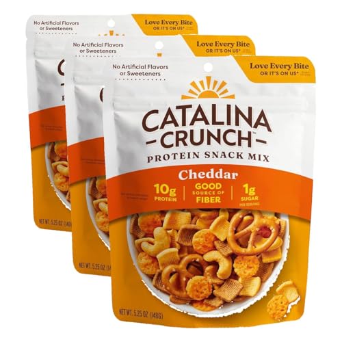 Catalina Crunch Protein Snack Mix with Cheese Crisps -...