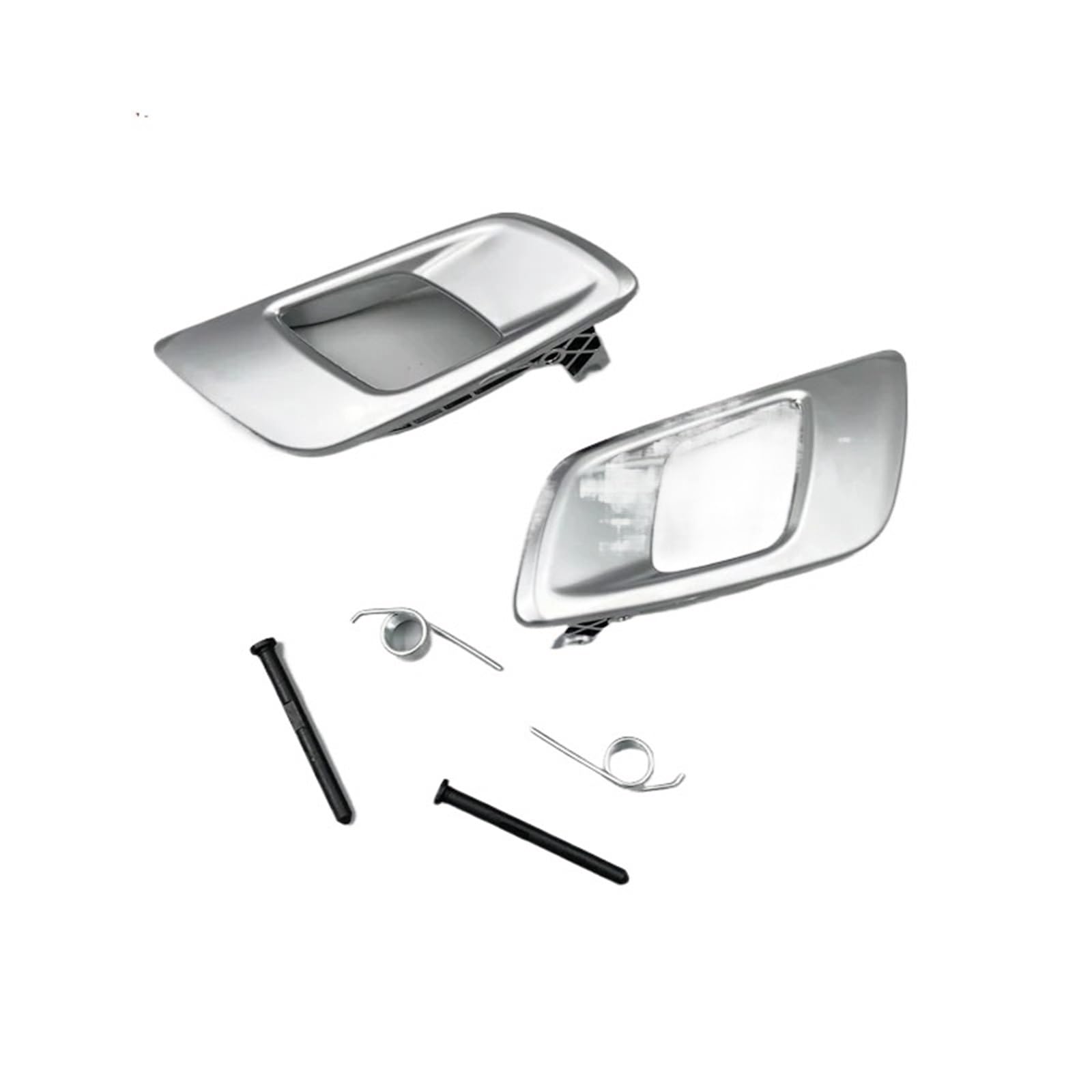 Punxdda 1 Pair Car Inner Handle For Pickup For Ranger For Mazda Bt50 2012-2019 Everest 2015-2019 Door Inner Handle Silver(1 Pair)