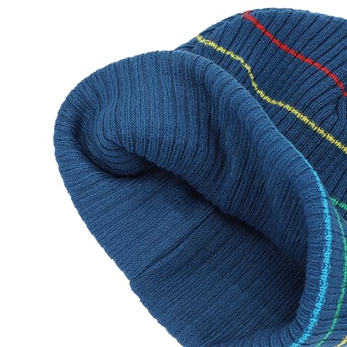 Super Mario Ribbed Knit Youth Beanie and Gloves Set4