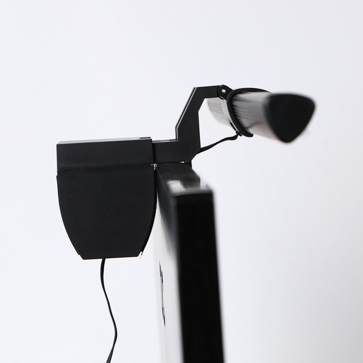 Lámpara de Monitor USB Clip Ajustable y Luz Asimétrica para Estudio y Lectura en Casa, Material Abs y Aluminio, Protección Ocular