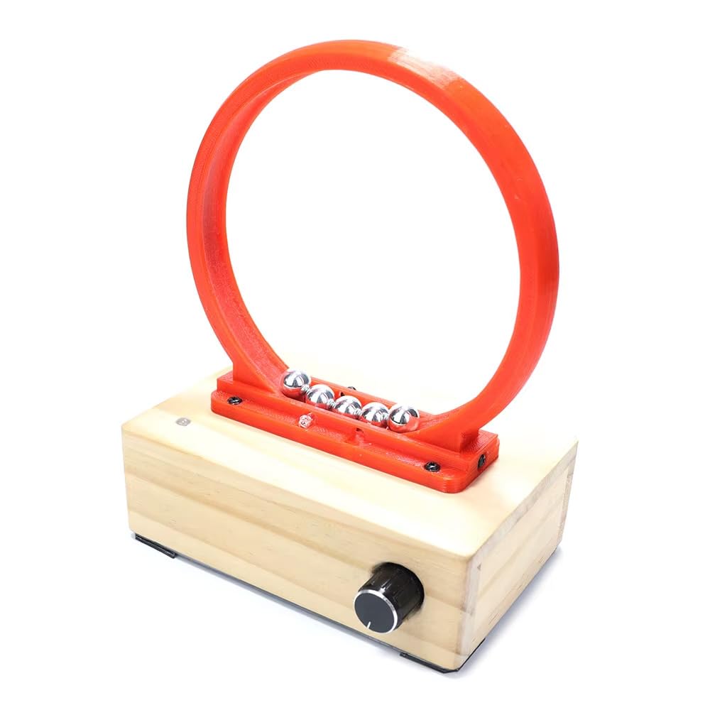 Toplionace DIY Perpetuum Mobile Modell - Experimentierkasten für Elektromagnetische Physik, Handgefertigtes Mint Lernspielzeug