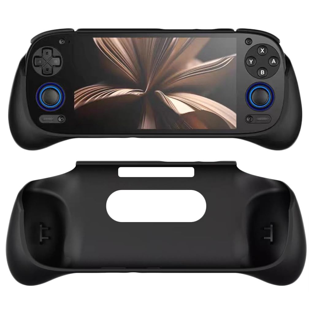 LiLiTok Etui ochronne do Retroid Pocket 5 Grip Case, etui w stylu retroid grip, etui ochronne TPU miękkie Shell, uchwyt RP5, akcesoria do konsoli gier (czarny)