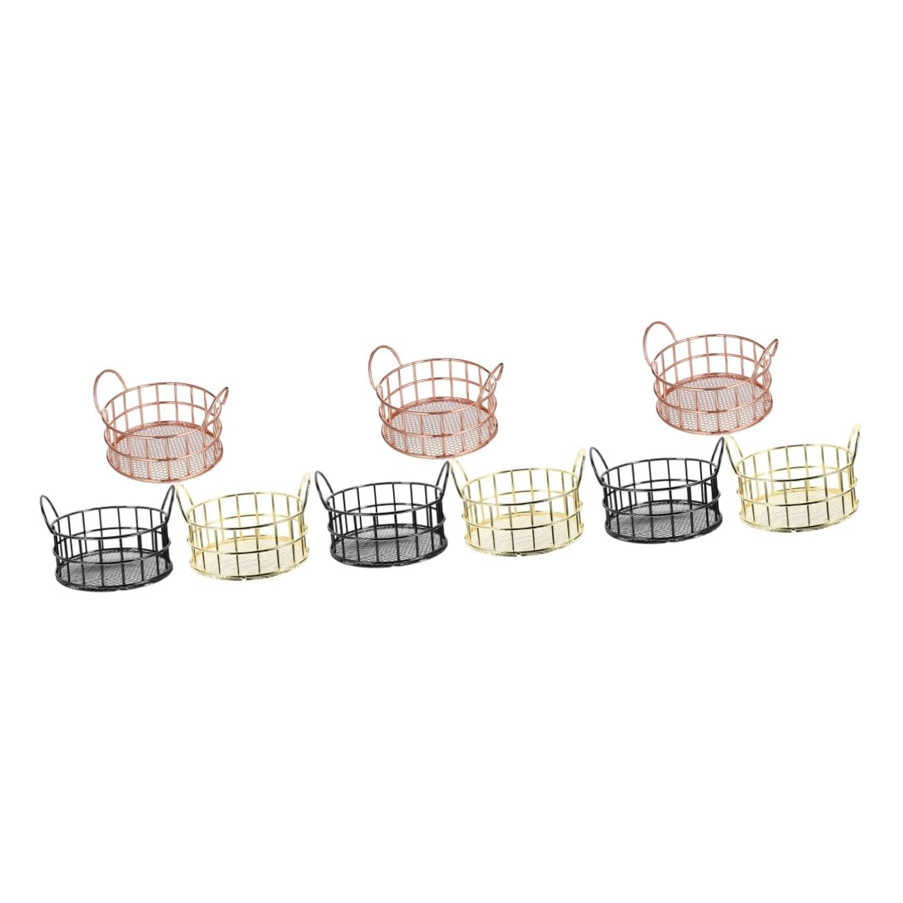 Panier de rangement pour bureau et vanités NUOBESTY | 9 pièces