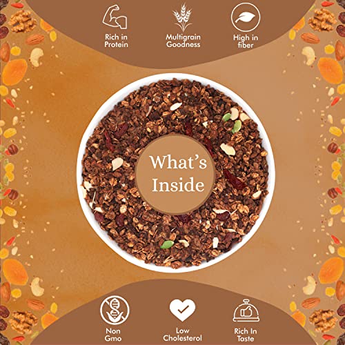 Image of UNIFIT Protein Muesli | 375g of Delicious Nutrition! | High-Protein & Fiber with Fruits, Nuts, Seeds & Dark Chocolate | Healthy Breakfast Cereal with Oats & Crunchy Goodness |
