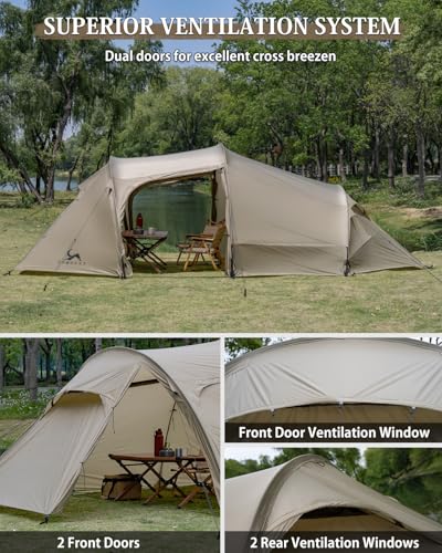 Carpa túnel ultraligera para 4 personas miniatura 4