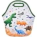 Sac à Lunch Dinosaure - Boîte à Lunch Isolée en Néoprène pour Garçons Enfants L'école Pique-nique Randonnée Sac à Main pour le Déjeuner Étanche Réutilisable Sac Fourre-tout à Déjeuner Sacs Isothermes