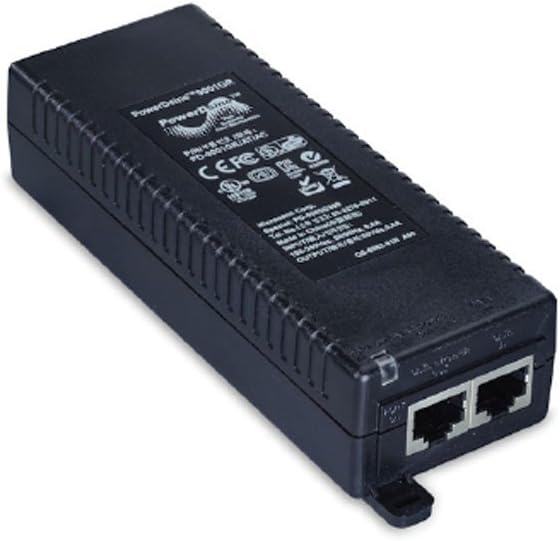 Avigilon POE-INJ2-STD Single Port Gigabit 802.3af PoE Injector