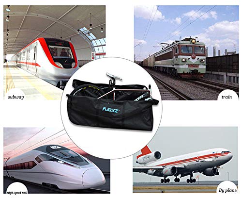 trancoss Bike Folding Travel Bag 26 Inch 1680D Padded Folding Carrier Waterproof Cycling Luggage Bag for Transport,Air… - Image 5