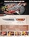 XINZUO Steak Knife Set of 4,Damascus Kitchen Steak Knife Set,5 Inch Dinner Knife Set-Table Knives,Non Serrated Steak Knives,Razor-Sharp Dinner Knives with Ergonomic Rosewood Handle,Gift Box