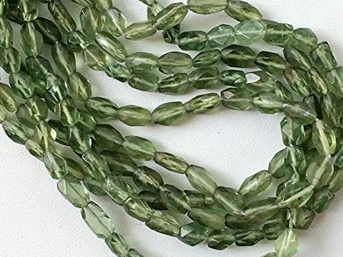 Apatite verte facettée en tonneau pour remplacer vos perles ternes et fragiles