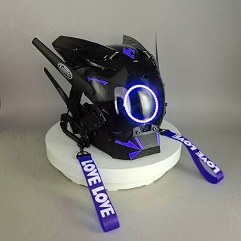 PHENOMENON パンクスタイル ブルーレザー マスク*希少* PHENOMENON パンクスタイル ブルーレザー マスク*希少*