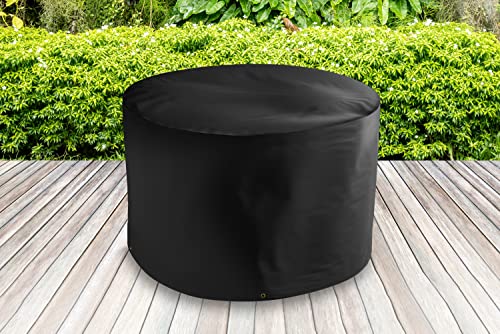 Bosmere Storm Black - Funda Redonda para Hoguera de Gran tamaño Cover