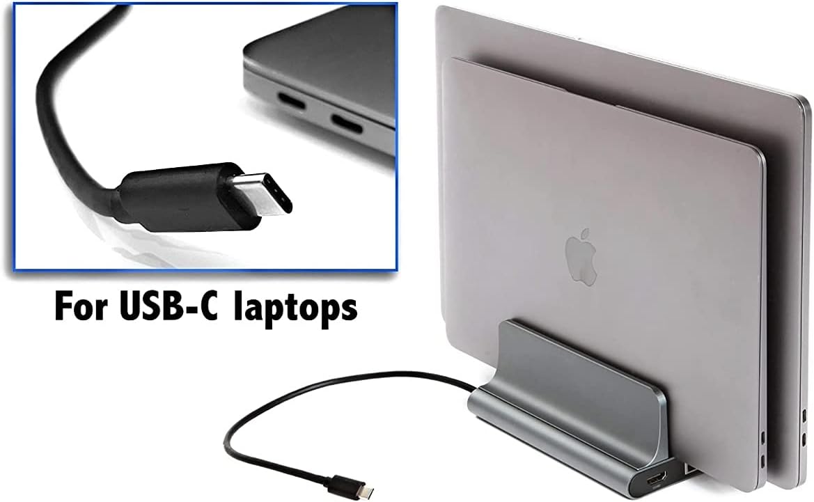 Frее Shірріng 🛒 Laptop Docking Station Stand, USB C, (6-in-1 Type C) Thunderbolt 3, HDMI, USB, Type C, Compatible with MacBook/MacBook Pro and IPad, Single/Dual Monitor, USB C Pro Dock, Laptop Hub, MacBook Dock 🛒 Crаzу Dеаlѕ Laptop Docking Station Stand, USB C, (6-in-1 Type C) Thunderbolt 3, HDMI, USB, Type C, Compatible with MacBook/MacBook Pro and IPad, Single/Dual Monitor, USB C Pro Dock, Laptop Hub, MacBook Dock