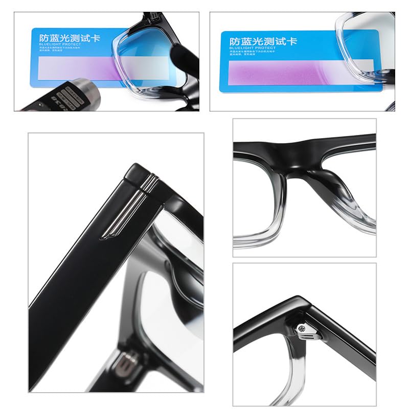 Monture de lunettes rétro transparente pour changer de style optique - 6