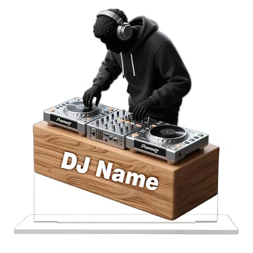 Placa Personalizada DJ para Escritorio