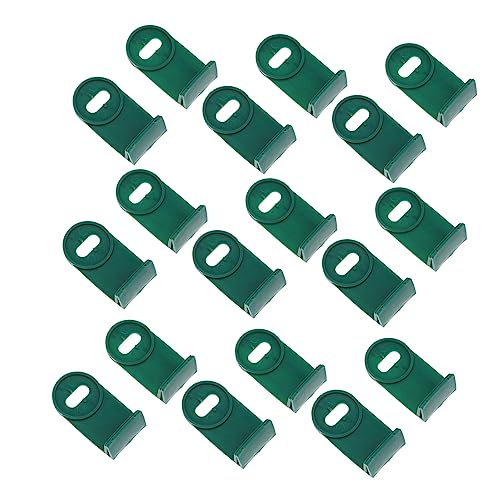 KITANDOVE Gewächshaus-zubehör-Set 50-teilige Befestigungsklammern Aufhänger Für Schattentücher Aluminium-gartenklammern Für Pflanzen Einfach Zu Verwenden Und Aufzubewahren