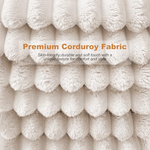 Image of Bean Bag Chairs for Adults Floor Gaming Bean Bag Chair Memory Foam BeanBag Chair Bean Bag Sofa (Black, 95 inch+Left Chaise White)
