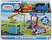 Thomas & Friends Motorized Toy Train Set Fix 'em Up Friends with Carly the Crane, Sandy the Rail Speeder & Thomas for Preschool Kids Ages 3+ Years ​