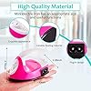 Honoson Mini Craft Iron Mini Heat Press Small Iron 3.93 x 2.36 x 2.76 in Portable Handy Tiny Flatiron with Charging Base Accessory for Fuse Bead Patch DIY Heat Transfer Vinyl(Pink) #1